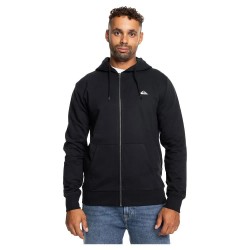 блуза,мъжки,пуловери,quiksilver,basic,full,zip,sweatshirt,black