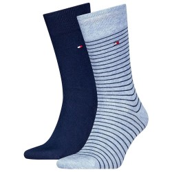 чорапи,мъжки,чорапи,tommy,hilfiger,100001496,socks,2,pairs,blue,(light,blue,melange)