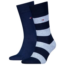 чорапи,мъжки,чорапи,tommy,hilfiger,342021001,socks,2,pairs,blue,(light,blue,melange)