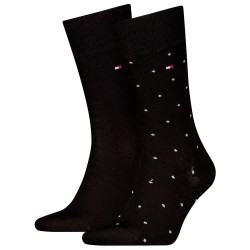 чорапи,мъжки,чорапи,tommy,hilfiger,701230780,socks,2,pairs,black,(black)