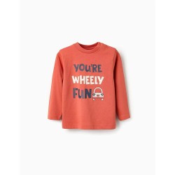 Тениска Zippy ZBBAP0303 long sleeve T-shirt - Orange (Dark Orange) тениска,мъжки,тениски,дамски,тениски,zippy,zbbap0303,long,sleeve,t,shirt,orange,(dark,orange)