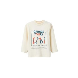 Тениска Zippy ZBBAP0303 long sleeve T-shirt - Beige (Light Beige) тениска,мъжки,тениски,дамски,тениски,zippy,zbbap0303,long,sleeve,t,shirt,beige,(light,beige)