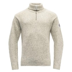 блуза,мъжки,пуловери,devold,of,norway,nansen,wool,zip,neck,sweater,beige,(grey,melange)