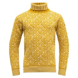 блуза,мъжки,пуловери,devold,of,norway,svalbard,wool,high,neck,sweater,yellow