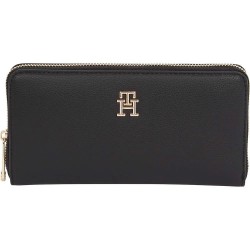 портфейли,и,портмонета,tommy,hilfiger,soft,logotape,lrg,za,wallet,black