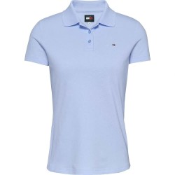 дънки,дамски,блузи,с,яка,tommy,jeans,essential,short,sleeve,polo,blue