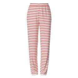 панталони,дамски,панталони,pieces,chilli,straight,stripe,pants,red,white,(cloud,dancer,stripes,poppy,red)