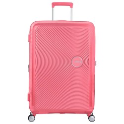 куфари,american,tourister,soundobx,spinner,77,28,tsa,97,110l,trolley,bag,sun,kissed,coral,(pink)