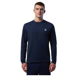 тениска,мъжки,тениски,north,sails,basic,bollo,long,sleeve,t,shirt,navy,blue,(blue)