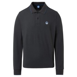 мъжки,блузи,с,яка,north,sails,basic,long,sleeve,polo,grey,(asphalt)