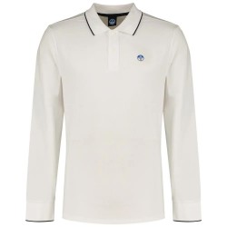 мъжки,блузи,с,яка,north,sails,basic,long,sleeve,polo,white,(white)