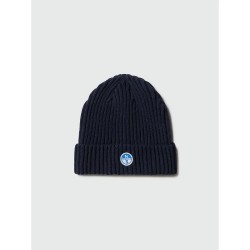 Шапка North sails Logo 623285 beanie - Blue (Navy Blue) шапка,всички,шапки,north,sails,logo,623285,beanie,blue,(navy,blue)