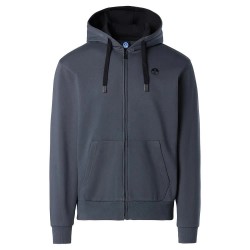 блуза,мъжки,пуловери,north,sails,logo,full,zip,sweatshirt,grey,(asphalt)