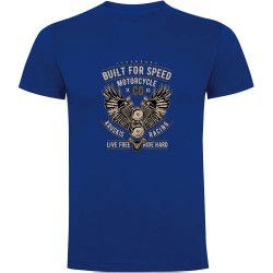тениска,мъжки,тениски,kruskis,live,free,short,sleeve,t,shirt,royal,blue,(blue)