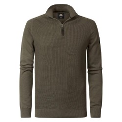 блуза,мъжки,пуловери,petrol,industries,kwc227,high,neck,sweater,green