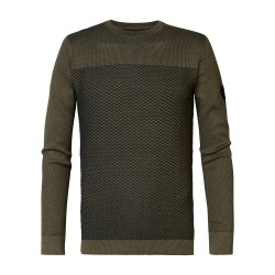 блуза,мъжки,пуловери,petrol,industries,kwr212,sweater,green,(army,green)