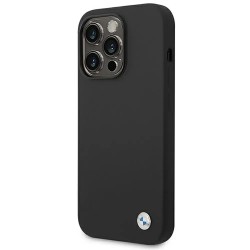 други,аксесоари,bmw,bmhcp14xsilbk,iphone,14,pro,max,6.7,silicone,phone,case,clear,(black)