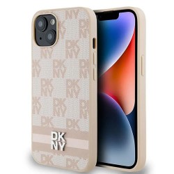 DKNY Dkhcp14SpcptsSP iPhone 14.15.13 6.1 Leather Checke Mono Pattern&Printed Stripes phone case - Clear (Red / Pink) други,аксесоари,dkny,dkhcp14spcptssp,iphone,14.15.13,6.1,leather,checke,mono,pattern&printed,stripes,phone,case,clear,(red,pink)