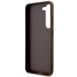 Guess GUHCS23S4GMGBR S23 S911 4G Big phone case - Clear (Brown) други,аксесоари,guess,guhcs23s4gmgbr,s23,s911,4g,big,phone,case,clear,(brown)