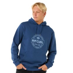 суичър,мъжки,пуловери,rip,curl,stapler,hoodie,washed,navy,(blue)