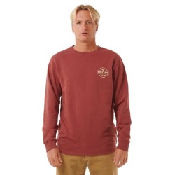 блуза,мъжки,пуловери,rip,curl,stapler,sweatshirt,apple,butter,(red)