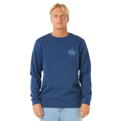 блуза,мъжки,пуловери,rip,curl,stapler,sweatshirt,washed,navy,(blue)