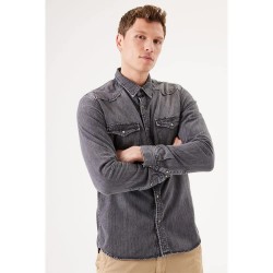 риза,с,дълъг,ръкав,мъжки,ризи,garcia,z1082,long,sleeve,shirt,grey,(medium,used)