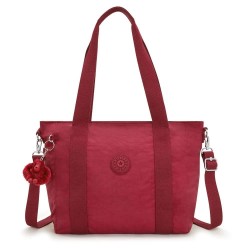 чанта,всички,чанти,kipling,asseni,s,10l,tote,bag,funky,red,(red)