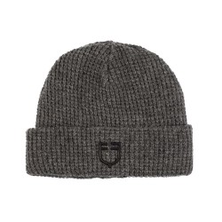 шапка,всички,шапки,equestro,knitted,pattern,beanie,melange,grey,(grey)