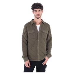 тениска,мъжки,тениски,hurley,santa,cruz,quilted,long,sleeve,t,shirt,olive,(green)