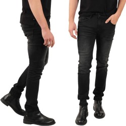 дънки,мъжки,панталони,deeluxe,carlos,dbu,slim,fit,jeans,deep,black,used