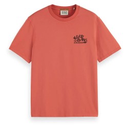 тениска,мъжки,тениски,scotch,&,soda,178489,short,sleeve,t,shirt,orange