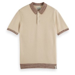 мъжки,блузи,с,яка,scotch,&,soda,178518,short,sleeve,polo,beige