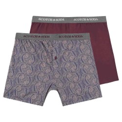 боксерки,мъжко,бельо,scotch,&,soda,ssfa24m272030,boxers,2,units,red,grey,(burgundy)