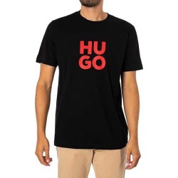 тениска,мъжки,тениски,hugo,daltorip,10261710,short,sleeve,t,shirt,black