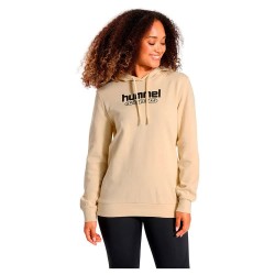 суичър,дамски,блузи,hummel,booster,hoodie,wood,ash,(beige)