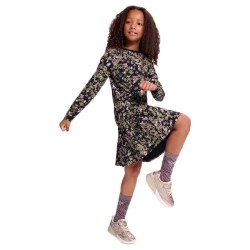 рокля,детски,поли,и,рокли,hummel,elva,long,sleeve,dress,black