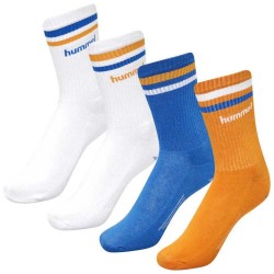 чорапи,мъжки,чорапи,hummel,retro,mix,short,socks,4,pairs,multicolor,(white,blue,yellow)