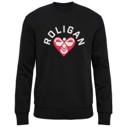 блуза,мъжки,пуловери,hummel,roligan,sweatshirt,black