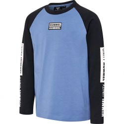 тениска,детски,тениски,hummel,unity,long,sleeve,t,shirt,blue