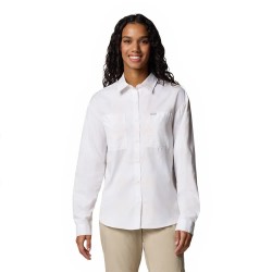 риза,с,дълъг,ръкав,дамски,блузи,дамски,ризи,columbia,silver,ridge,utility™,patterned,long,sleeve,shirt,white,(white,large)