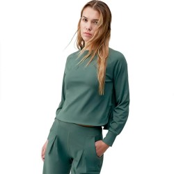 блуза,дамски,блузи,born,living,yoga,saga,sweatshirt,green,(hunter)