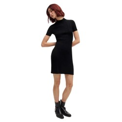 рокля,дамски,поли,и,рокли,hugo,sareply,10259558,short,sleeve,short,dress,black