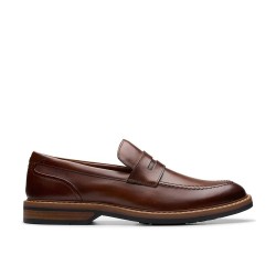 обувки,мъжки,обувки,clarks,shoes,aldwin,step,loafers,brown
