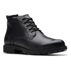 обувки,мъжки,боти,clarks,shoes,batcombe,mix,goretex,booties,black,(black,warmlined,leather)