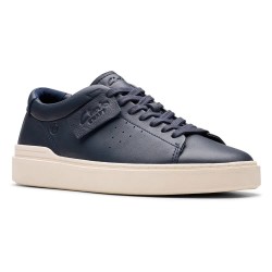 обувки,мъжки,маратонки,clarks,shoes,craft,swift,trainers,navy,leather,(blue)