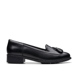 обувки,дамски,обувки,clarks,shoes,havisham,edge,loafers,black