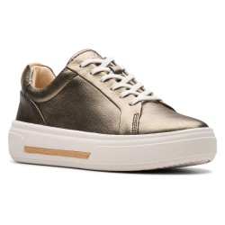обувки,дамски,маратонки,clarks,shoes,hollyhock,walk,trainers,metallic,(brown,golden)