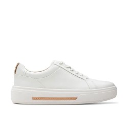 обувки,дамски,маратонки,clarks,shoes,hollyhock,walk,trainers,white