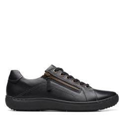 обувки,дамски,маратонки,clarks,shoes,nalle,lace,trainers,black